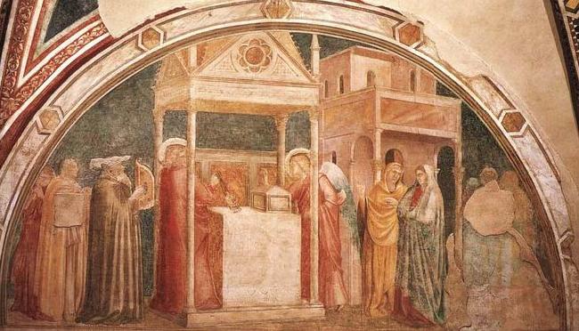 GIOTTO di Bondone Annunciation to Zacharias oil painting image